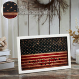 Vintage USA Flag Since 1776 Sign-Lange General Store