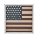 Vintage USA Flag White Decorative Tray-Lange General Store