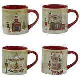 Vintage Village Mug Set of 4