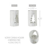 Votive Candle Holder Christmas Tree-Lange General Store