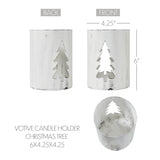 Votive Candle Holder Christmas Tree-Lange General Store