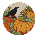 Watching Pumpkins Braided Placemats Set of 4
