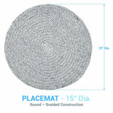 Watching Pumpkins Braided Placemats Set of 4