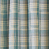 Water Blue Plaid Shower Curtain-Lange General Store