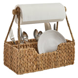 Water Hyacinth Paper Towel Holder & Caddy-Lange General Store