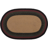 Wyatt Bear Braided Oval Rug-Lange General Store