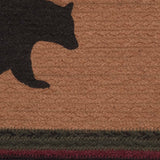 Wattsyn Bear Oval Stair Tread Latex Rug-Lange General Store