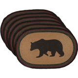 Wyatt Bear Placemats - Set of 6-Lange General Store