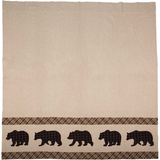 Wyatt Bear Shower Curtain-Lange General Store