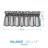 Weathered Barnboard Valance-Lange General Store
