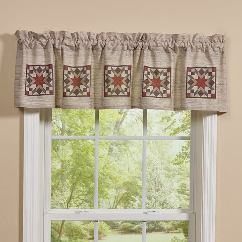 Weathered Barnboard Valance-Lange General Store