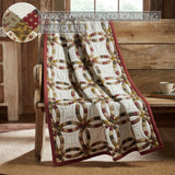 Wedding Rings Quilted Throw-Lange General Store