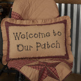 Landon Welcome to our Patch Pillow-Lange General Store