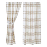 Wheatberry Short Panel Curtains-Lange General Store