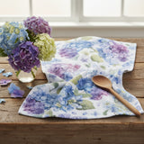 Whispers of Blue Floral Terry Towel-Lange General Store