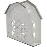 White Barn With Star Napkin Holder-Lange General Store