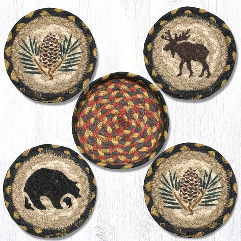 Wilderness Braided Coaster Set-Lange General Store