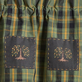 Willowton Patch Plaid Valance-Lange General Store