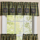 Willowton Patch Plaid Valance-Lange General Store