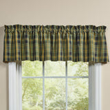 Willowton Plaid Valance-Lange General Store