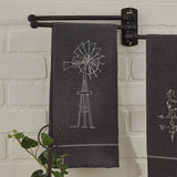 Windmill Farm Embroidered Dishtowel-Lange General Store