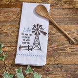 Windmill Farm Sentiment Dishtowels-Lange General Store