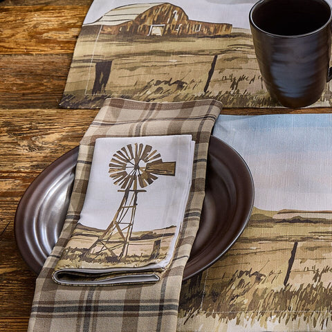 Windmill Farm Napkins Set of 4