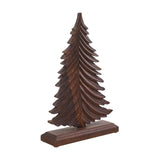 Winter Fir Dark Wooden Tree-Lange General Store