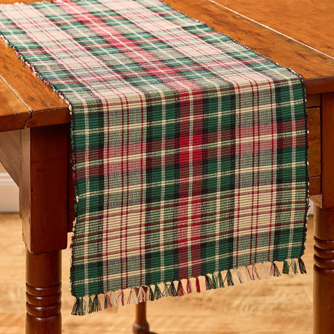 Winter Spice Plaid Table Runners