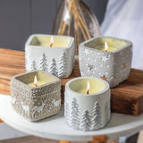 Winter Wonderland Pottery Candles-Lange General Store