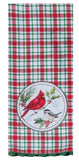 Winterberry Cardinal Patch Tea Towel
