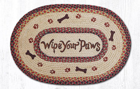 Wipe Your Paws Braided Rug-Lange General Store