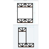 Wood & Iron 2 Tier Organizer-Lange General Store