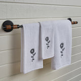 Wood & Iron Towel Bar 24"-Lange General Store