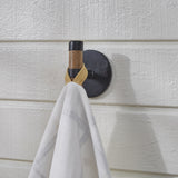 Wood & Iron Towel Hook-Lange General Store