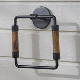 Wood & Iron Towel Ring-Lange General Store