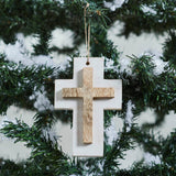 Wooden Cross Hanging Ornament-Lange General Store