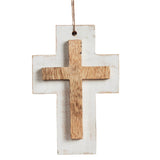 Wooden Cross Hanging Ornament-Lange General Store