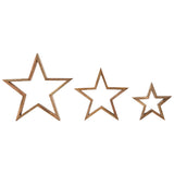 Wooden Nested Stars Natural 3-in-1-Lange General Store