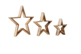 Wooden Nested Stars Natural 3-in-1-Lange General Store