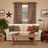 Woodland Brown Panel Curtains-Lange General Store