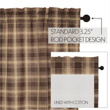 Woodland Brown Valance 72"