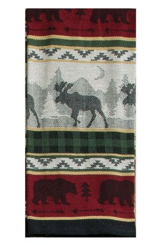 Tea Towel - Woodland Moose and Bear-Lange General Store