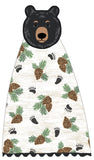Woodland Bear Hang-Up Kitchen Towel