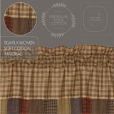 Woodsy Ridge Block Border Valance