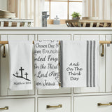 Words Of Faith Tea Towel Set of 3-Lange General Store