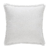 Yuletide Burlap Antique White Snowflake Kisses Pillow-Lange General Store