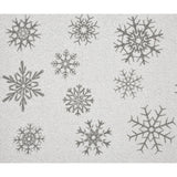 Yuletide Burlap Antique White Snowflake Placemat Set of 2-Lange General Store