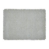 Yuletide Burlap Dove Grey Snowflake Placemat Set of 2-Lange General Store