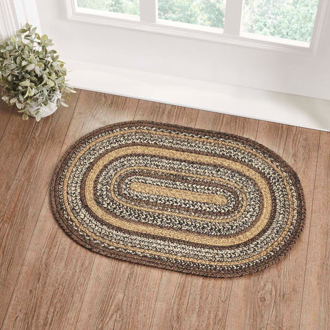 Espresso Collection Braided Rugs - Oval-Lange General Store